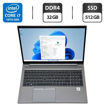 Мобильная рабочая станция HP ZBook Firefly 15 G7 / 15.6" (1920x1080) IPS / Intel Core i7-10510U (4 (8) ядра по 1.8 - 4.9 GHz) / 32 GB DDR4 / 512 GB SSD / Intel UHD Graphics / WebCam / Windwos 11 Pro б/у