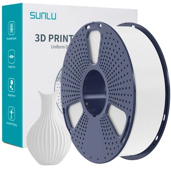Філамент (пластик для 3D-принтера) SUNLU PETG White 1,75 мм 1 кг SW-0201