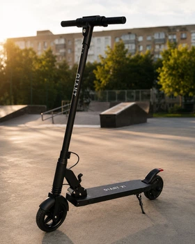 Электросамокат Giant City X1 Black 350Вт 7.5Ah 24V 2026 года чёрный до 20 км запас хода скорость до 20 км 3 режима скорости лёгкий 9 кг складной для города детский электрический самокат электро для ребёнка до 70 кг гиант сити х1