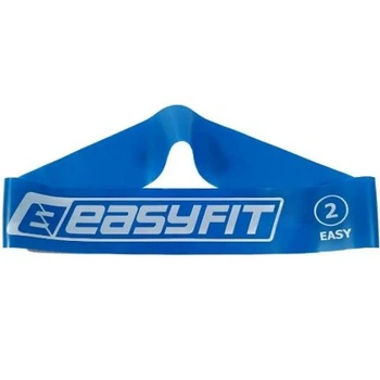 Гумовое кольцо Easyfit Синее 600мм для тренировок фитнеса и реабилитации резинка для сопротивления