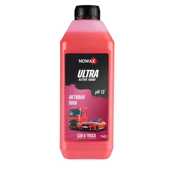 Активная пена Nowax Ultra Active Foam концентрат для бесконтактной мойки 1л