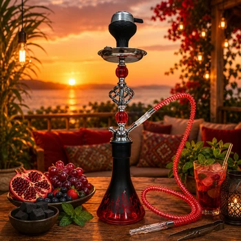 Кальян Hookah Halcyon Red Plus высотой 54 см на 1 персону
