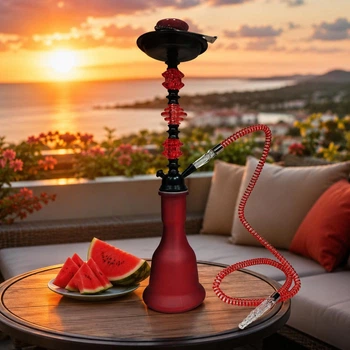 Кальян Hookah Mahir Red высотой 55 см на 1 персону