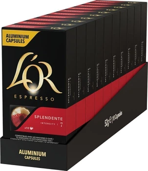 Кофе в капсулах Nespresso L`OR Espresso Splendente 100 шт