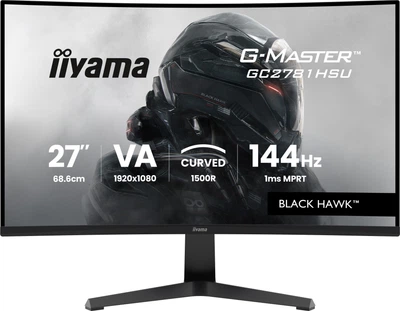 Monitor 27" iiyama G-Master Black Hawk GC2781HSU-B1