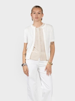 Кардиган жіночий білий трикотажний Arber Knitted jacket W2 WTR-24 XS білий (W09.27.00.625)