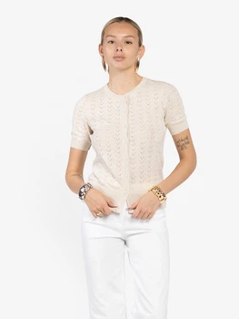 Кардиган жіночий бежевий трикотажний Arber Knitted jacket W2 WTR-24 L бежевий (W09.26.60.621)