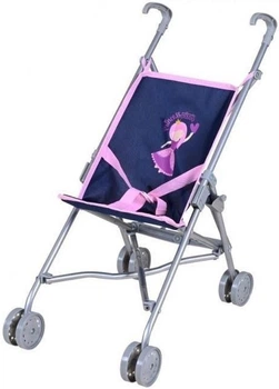 Прогулянкова коляска для ляльки Knorrtoys Sim Princess Синя KN12642 (4049491126420)