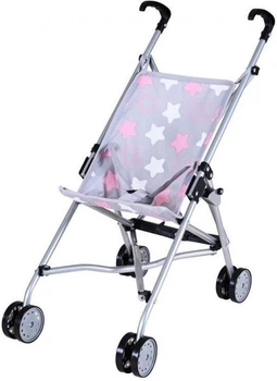 Візок для ляльки Knorrtoys Sim у зірки Сірий KN12644 (4049491126444)