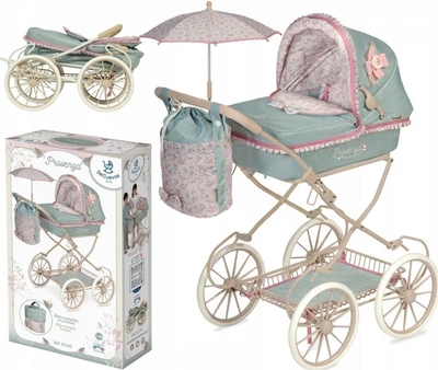 Візок для ляльки DeCuevas Toys Provence Зелений 81045 (4897022810450)