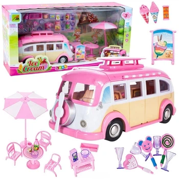 Набір для гри Lean Toys Кампер Ice Cream Car розкладний 27954 (5905991083764)