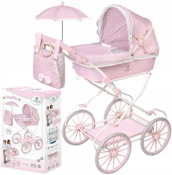 Візок для ляльки DeCuevas Toys Sophie Рожевий 81075 (8436623380083)