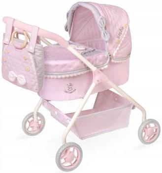 Візок для ляльки DeCuevas Toys My First Sophie Рожевий 86075 (8436623380632)