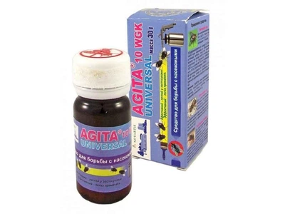 Агита (Agita) 30 г — эффективная приманка от мух, ос, насекомых для хозяйств и быта