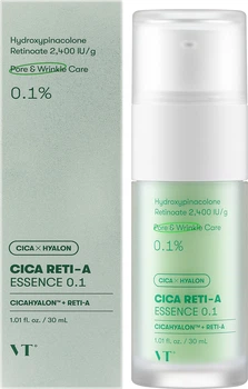 Антивозрастная эссенция для лица VT Cosmetics Cica Reti-A Essence 0.1 с ретинолом 30 мл (8809695677236)