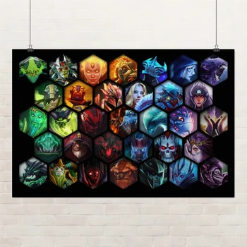 Постер Дота 2, Dota 2, декор в комнату геймера, A3 28×42 см (id6485)