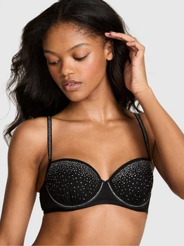 Бюстгальтер с Push-up с косточками Victoria's Secret 413247287 34B Черный (1159863678)