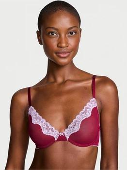 Бюстгальтер із кісточками Victoria's Secret 904177119 34C Бордовий (1159864721)