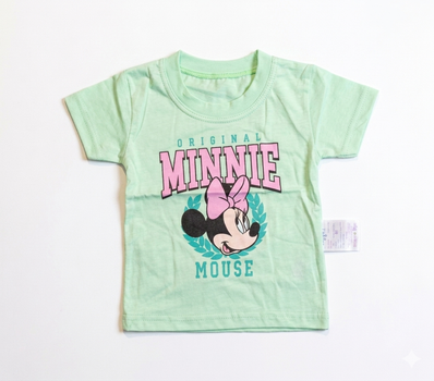 Детская футболка Minnie Mouse мятная (размер 122-128см)