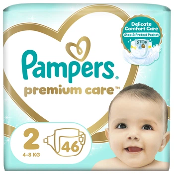 Подгузники Pampers Premium Care Размер 2 (4-8 кг) 46 шт (8001841104799)