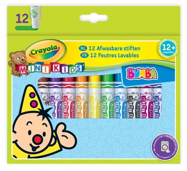 Mini Kids Мои первые фломастеры (washable), 12 шт CRAYOLA Art.8325