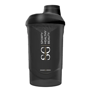 Спортивный шейкер Sport Generation Wave, 600 мл - Black Smoke
