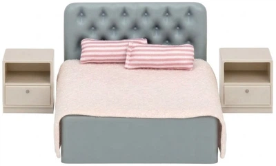 Набор мебели для домика для кукол Lundby Basic спальня 60-3064-00 (7315626030649)