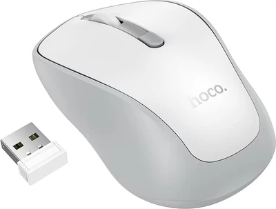Беспроводная Мышь Hoco GM41 (2.4G + Bluetooth) 1xAA White (45111)