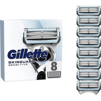 Сменные картриджи для бритья (лезвия кассеты) мужские Gillette Skinguard Sensitive 8 шт