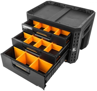 Ящик для инструментов Toughbuilt StackTech большой с 2+1 выдвижными ящиками Черный (TB-B1-D-73)
