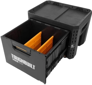 Ящик для інструментів Toughbuilt StackTech великий з 1 висувною шухлядою Чорний (TB-B1-D-71)