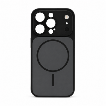 Чохол Silicone Creative Variation Case MAG COVER дизайн 17 Pro Max для Apple iPhone 15 Pro Max Black