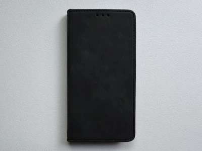 Захисний чохол-книжка K'try для Apple iPhone 17 чорний, з матової штучної шкіри зі слотами для карт