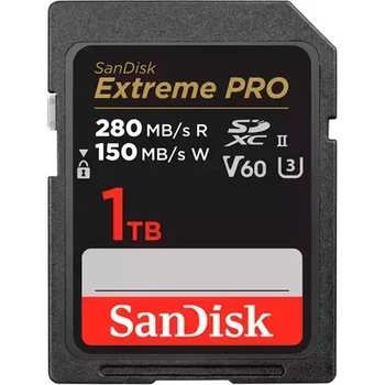 Карта памяти SanDisk 1 TB SDXC Extreme Pro UHS-II U3 V60 Class 10 (SDSDXEP-1T00-GN4IN)