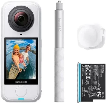 Экшн-камера Insta360 X4 Air Starter Bundle Arctic White (CINSAAFA-SE17)