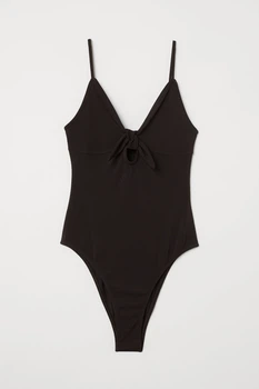 Боді H&M Divided чорний WCBGJ853 L