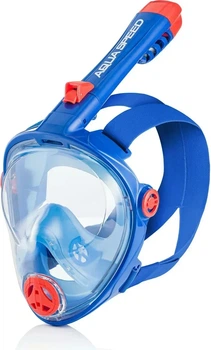 Повнолицьова маска дитяча Aqua Speed SPECTRA 2.0 KID 7079 розмір S, синьо-оранжева
