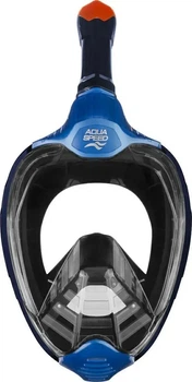 Повнолицьова маска Aqua Speed VEIFA ZX 9856 розмір S/M, чорно-оранжева