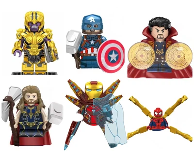 Набор фигурок супергероев Heroes Marvel 6 шт. Капитана Америка Мстители Advent calendar