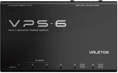 Zasilacz do efektów gitarowych Valeton VPS-6