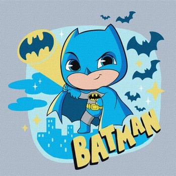 Картина за номерами Batman: Герой темряви Warner Bros 25х25 Ідейка (KHO1342)