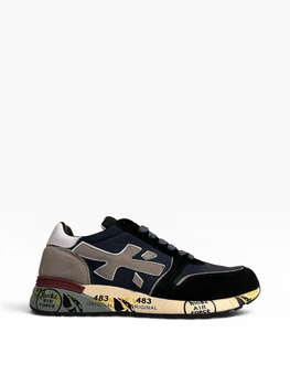 Мужские кроссовки повседневные Premiata Mick 6421 Blue Grey 42 (26,5 см) Синий