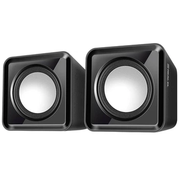 Акустическая система REAL-EL S-10 2.0 4 Вт 2" mini Jack 3.5 mm Black