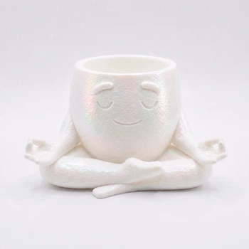 Кашпо 3D More Дзен 13.7x11.8x7.8 см 250 мл Перламутр