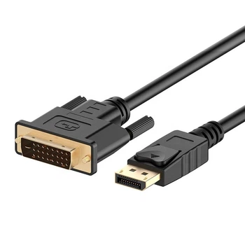 Кабель DisplayPort (папа) на DVI-D 24+1 (папа) Full HD 1080P Stone переходник адаптер шнур провод (ST-DP-DVI-1M)