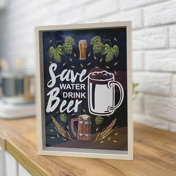 Скарбничка для кришок Save water drink beer