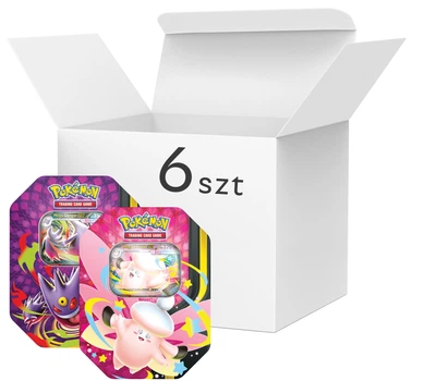 Набір карток Pokemon TCG: Q2 Summer Tin Mix - Mega Moonlit: Tin A, Tin B 6 шт (196214139053)
