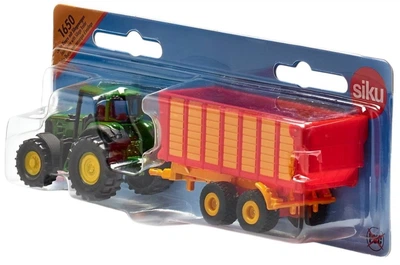 Модель Siku Трактор John Deere із силосним причепом (1650) (4006874016501)