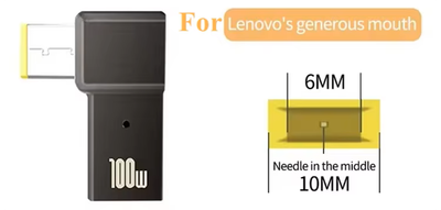Адаптер Type-C PD 100W на DC для Lenovo ThinkPad