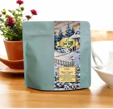 Чай подарочный новогодний LoveTea Эрл Грей 100 г